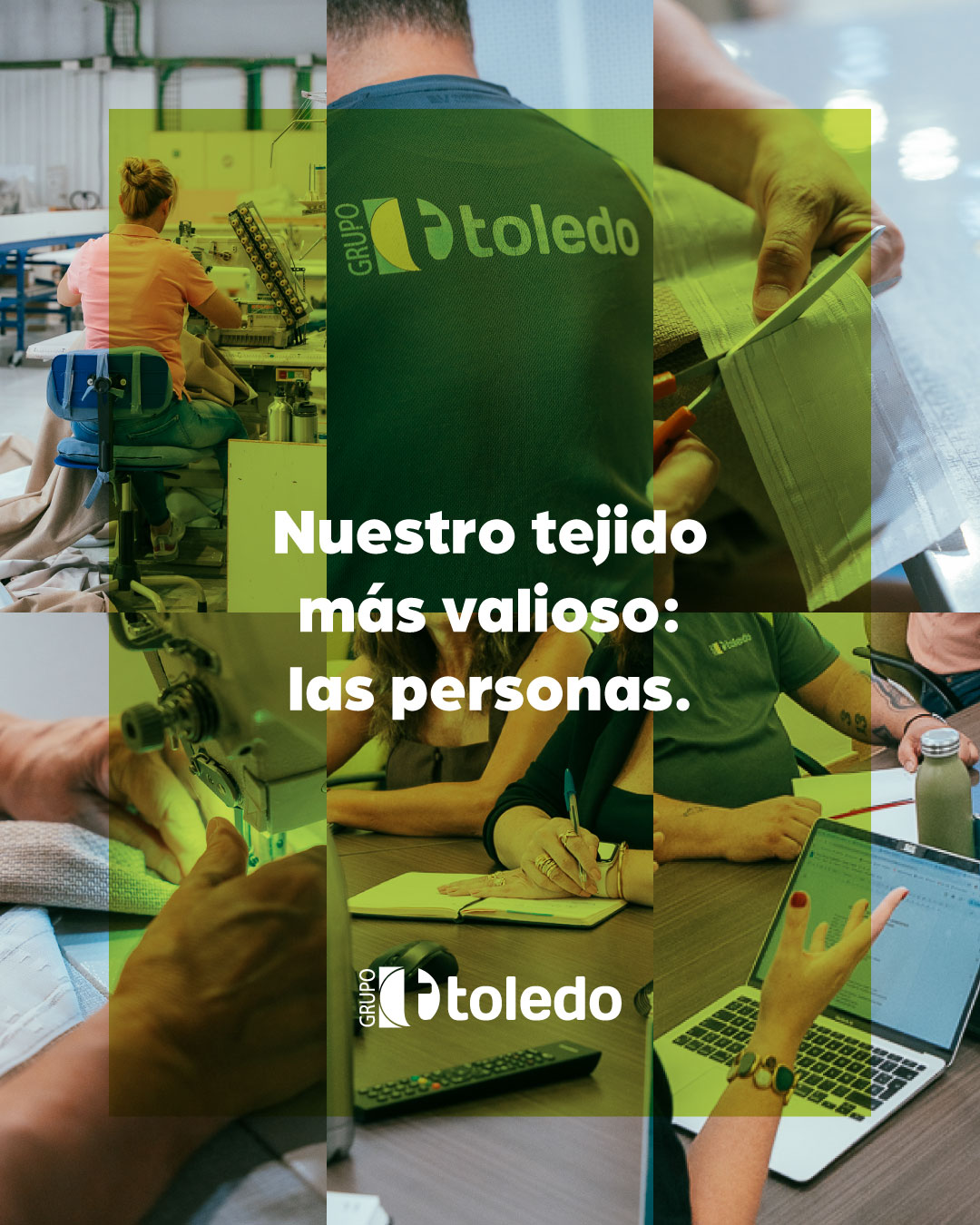 Hoy, 1 de mayo, queremos reconocer a quienes hacen posible todo lo que somos.En Grupo Toledo, nuestro tejido más valioso son las personas: quienes con su esfuerzo, compromiso y dedicación dan forma a cada proyecto, cada detalle y cada resultado.Gracias por vuestro trabajo, vuestra entrega y vuestra manera de hacer las cosas.Feliz Día del Trabajador.#DíaDelTrabajador #GrupoToledo #1DeMayo #PersonasQueHacenEmpresa